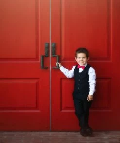 TRISH SCULLY BOYS SAVILLE ROW BLACK TUXEDO 3PC. SET 9 TRISH SCULLY BOYS SAVILLE ROW BLACK TUXEDO 3PC. SET