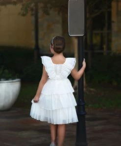 TRISH SCULLY HOME SALE MAIZY DRESS WHITE