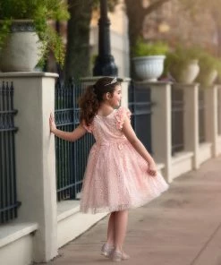 TRISH SCULLY NATALIA DRESS PINK