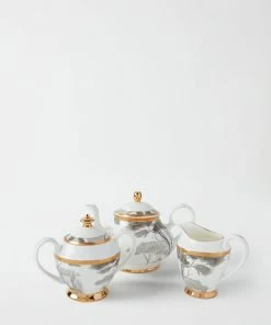 TRISH SCULLY HOME GRISAILLE BONE CHINA TEA SERVICE