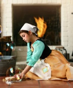 TRISH SCULLY Dress Up FAIR MAIDEN DRESS & HEAD SCARF SET 7 TRISH SCULLY Dress Up FAIR MAIDEN DRESS & HEAD SCARF SET