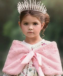 TRISH SCULLY SALE ADELE FAUX FUR WRAP PINK