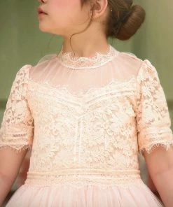 TRISH SCULLY HOME GIRLS HARMONY GOWN PEACHY PINK