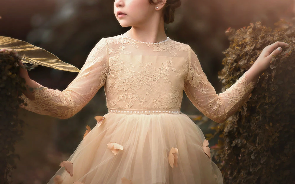 TRISH SCULLY HOME MARIPOSA GOWN CHAMPAGNE 5 TRISH SCULLY HOME MARIPOSA GOWN CHAMPAGNE