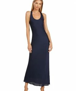 TRISH SCULLY HOME GISELE MAXI DRESS NAVY