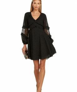 TRISH SCULLY LARA DRESS BLACK