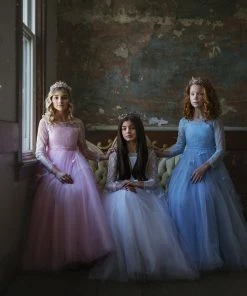 TRISH SCULLY HOME MARIPOSA GOWN BLUE