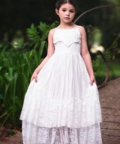 TRISH SCULLY ALEXANDRA MAXI DRESS WHITE