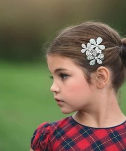 TRISH SCULLY A TRIO OF FLOWERS 3PC. FLOWER CLIP SET Accessories