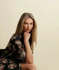 TRISH SCULLY HOME REMI BUTTON FRONT MAXI DRESS