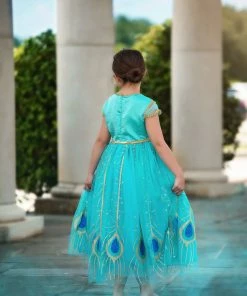 TRISH SCULLY PEACOCK PRINCESS GOWN SALE