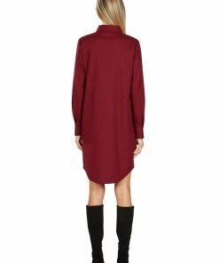 TRISH SCULLY HOME TINLEY BUTTON FRONT SHIRT DRESS Dresses