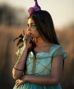 TRISH SCULLY PEACOCK PRINCESS GOWN SALE