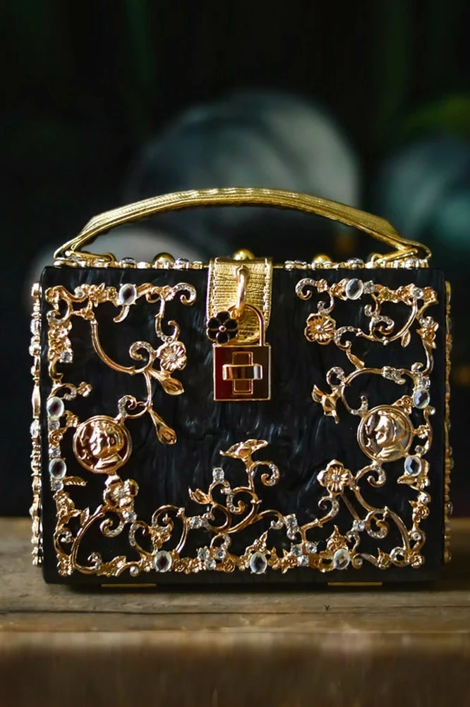 TRISH SCULLY ALIBASTER SPARKLING ACRYLIC PURSE 3 TRISH SCULLY ALIBASTER SPARKLING ACRYLIC PURSE