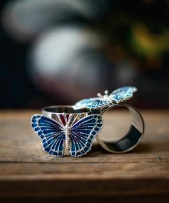 TRISH SCULLY HOME Mother's Day Gift Guide MARIPOSA NAPKIN RING SET OF 2