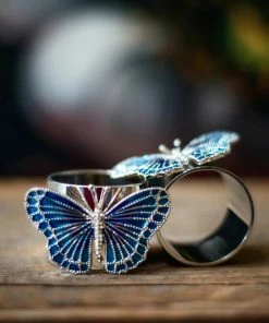 TRISH SCULLY HOME Mother's Day Gift Guide MARIPOSA NAPKIN RING SET OF 2