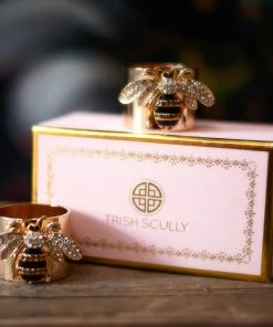 TRISH SCULLY HOME Mother's Day Gift Guide QUEEN BEE NAPKIN RING SET OF 2 11 TRISH SCULLY HOME Mother's Day Gift Guide QUEEN BEE NAPKIN RING SET OF 2