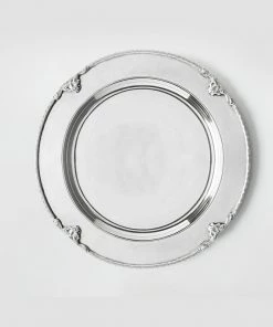 TRISH SCULLY HOME SILVER PLATED YORKSHIRE CHARGER PLATE