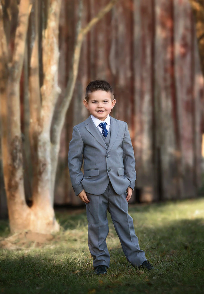 TRISH SCULLY HOME BOYS MANCHESTER SUIT GRAY 3 TRISH SCULLY HOME BOYS MANCHESTER SUIT GRAY