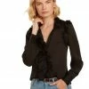 TRISH SCULLY CASSANDRA BLOUSE BLACK 2 TRISH SCULLY CASSANDRA BLOUSE BLACK