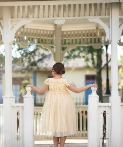 TRISH SCULLY KATRINA DRESS BUTTERSCOTCH GIRLS