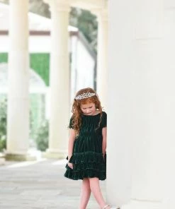 TRISH SCULLY HOME HOLLY DRESS EMERALD