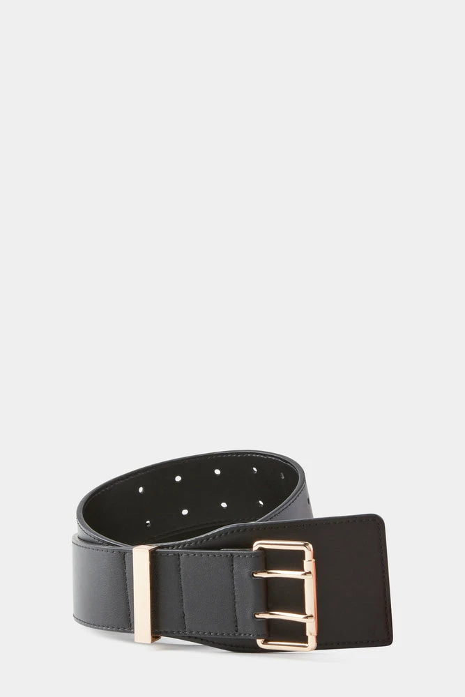 TRISH SCULLY NAYA WIDE LEATHER BELT BLACK WOMEN 3 TRISH SCULLY NAYA WIDE LEATHER BELT BLACK WOMEN