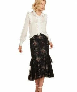 TRISH SCULLY WOMEN CASSANDRA BLOUSE WHITE