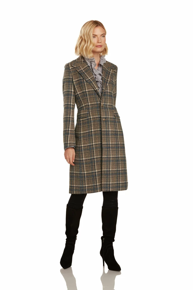 TRISH SCULLY EMILIA PLAID COAT WOMEN 5 TRISH SCULLY EMILIA PLAID COAT WOMEN