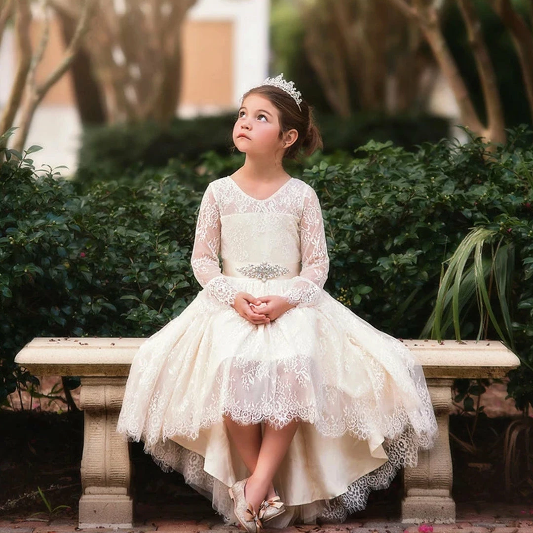 TRISH SCULLY AINSLEY DRESS & BELT SET IVORY GIRLS 4 TRISH SCULLY AINSLEY DRESS & BELT SET IVORY GIRLS