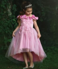 TRISH SCULLY GIRLS BELLE GOWN CAMELIA