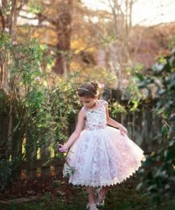 TRISH SCULLY GIRLS ABBY DRESS PINK