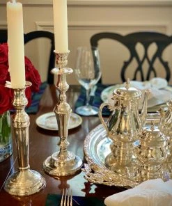 TRISH SCULLY SILVER PLATED BUCKINGHAM PLATTER HOME