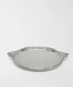 TRISH SCULLY SILVER PLATED BUCKINGHAM PLATTER HOME