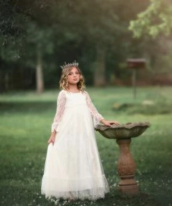 TRISH SCULLY HOME GIRLS DELANEY GOWN ANTIQUE