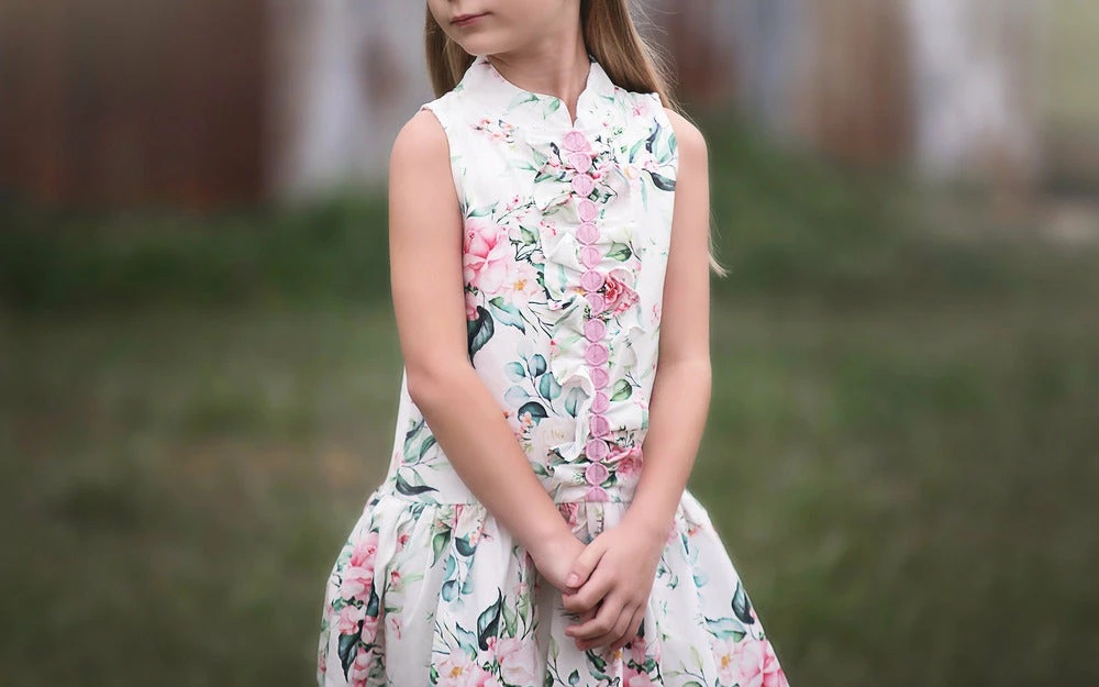 TRISH SCULLY ADA DRESS IVORY FLORAL 6 TRISH SCULLY ADA DRESS IVORY FLORAL