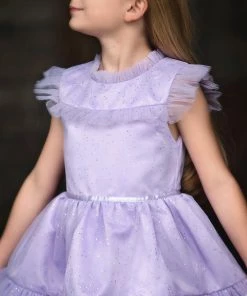 TRISH SCULLY ELODIE DRESS LAVENDER