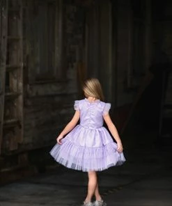 TRISH SCULLY ELODIE DRESS LAVENDER