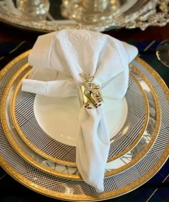 TRISH SCULLY HOME MARTINI RABBIT NAPKIN RING SET OF 2 12 TRISH SCULLY HOME MARTINI RABBIT NAPKIN RING SET OF 2