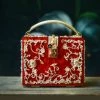 TRISH SCULLY HOME RED ACRYLIC JEWELED PURSE WOMEN 2 TRISH SCULLY HOME RED ACRYLIC JEWELED PURSE WOMEN