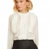 TRISH SCULLY ESTHER BLOUSE WHITE