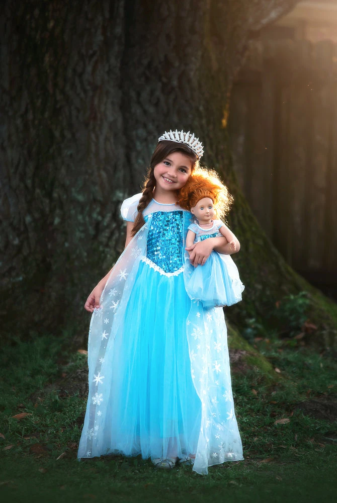 TRISH SCULLY Doll Dress-Up ICE QUEEN DOLL GOWN 6 TRISH SCULLY Doll Dress-Up ICE QUEEN DOLL GOWN