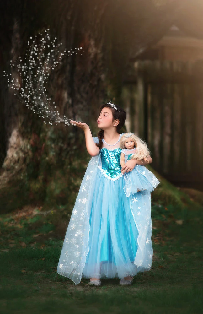 TRISH SCULLY Doll Dress-Up ICE QUEEN DOLL GOWN 7 TRISH SCULLY Doll Dress-Up ICE QUEEN DOLL GOWN