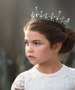 TRISH SCULLY GIRLS KATRINA DRESS WHITE