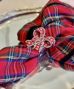 TRISH SCULLY ROYAL STEWART TARTAN NAPKIN SET OF 4 HOME 11 TRISH SCULLY ROYAL STEWART TARTAN NAPKIN SET OF 4 HOME