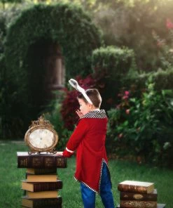 TRISH SCULLY WHITE RABBIT 4PC. COSTUME 8 TRISH SCULLY WHITE RABBIT 4PC. COSTUME