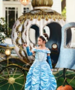 TRISH SCULLY PRINCESS CAROLINE GOWN & GLOVE SET