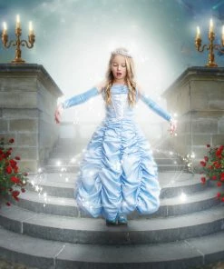 TRISH SCULLY PRINCESS CAROLINE GOWN & GLOVE SET