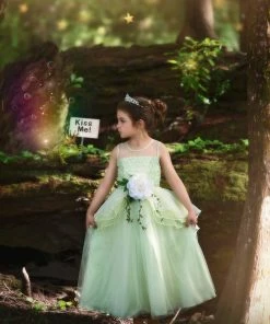 TRISH SCULLY Dress Up FROG PRINCESS GOWN & BELT SET
