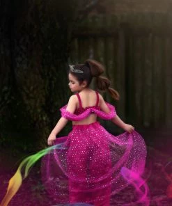 TRISH SCULLY Dress Up GENIE COSTUME FUCHSIA